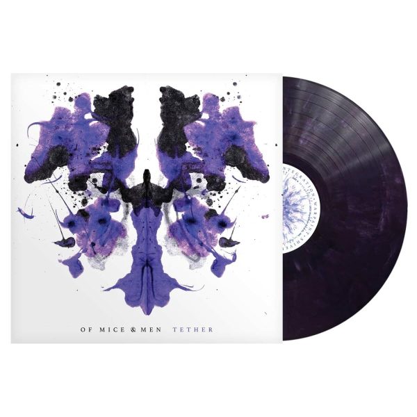 OF MICE & MEN – TETHER dark purple marble vinyl LP