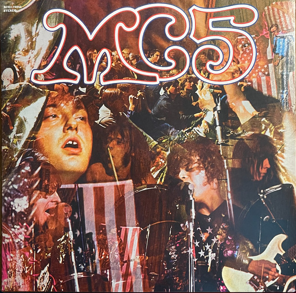 MC5 – KICK OUT THE JAMS clear & red splatter vinyl  LP