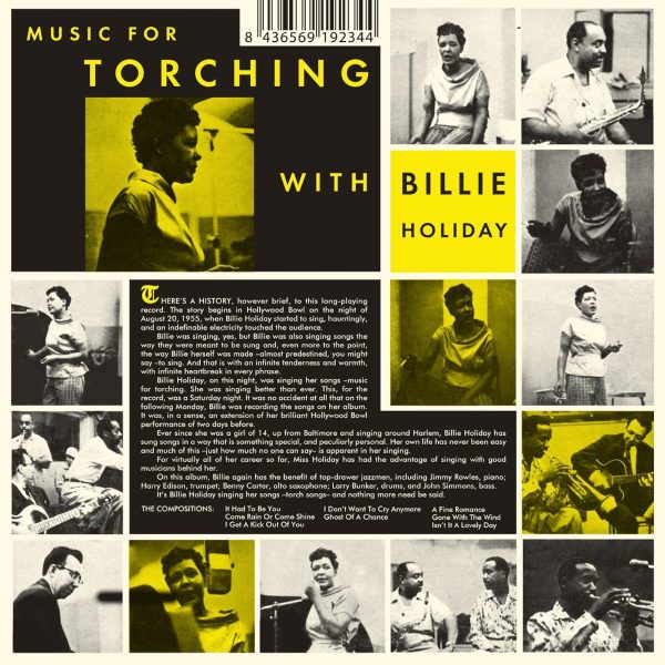 HOLIDAY BILLIE – MUSIC FOR TORCHING CD