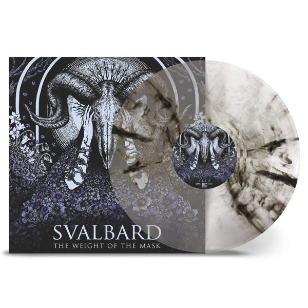 SVALBARD – WEIGHT OF THE MASK crystal clear/black marble vinyl LP