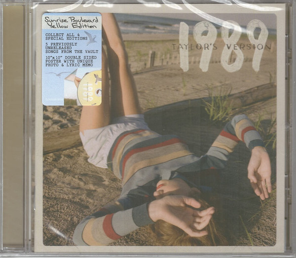 SWIFT TAYLOR – 1989 TAYLOR’S VERSION sunrise boulevard yellow  CD