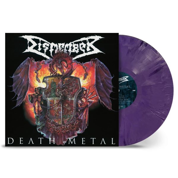 DISMEMBER – DEATH METAL purple marbled vinyl LP