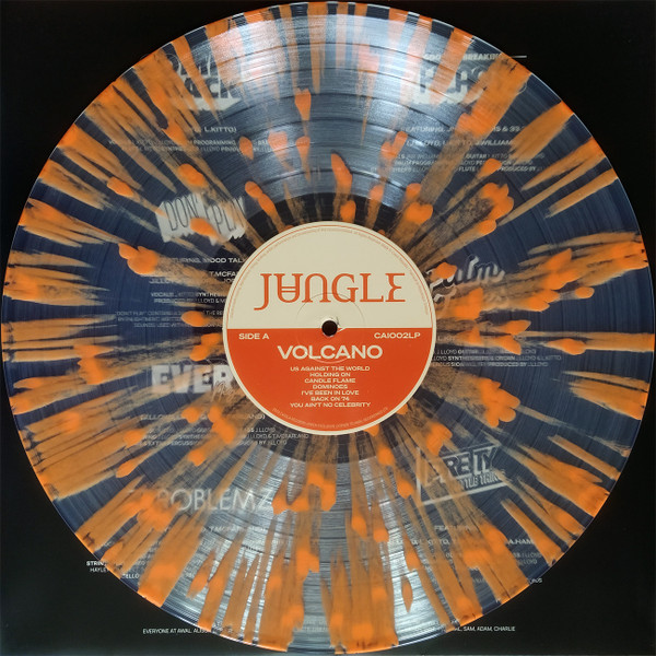 JUNGLE – VULCANO LP Clear w/Orange Splatter