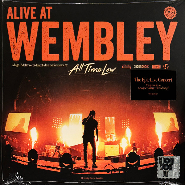 ALL TIME LOW – ALIVE AT WEMBLEY orange vinyl RSD BLACK FRIDAY 2023 LP