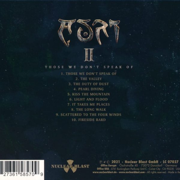 AURI – II THOSE WE DON’T SPEAK OF CD