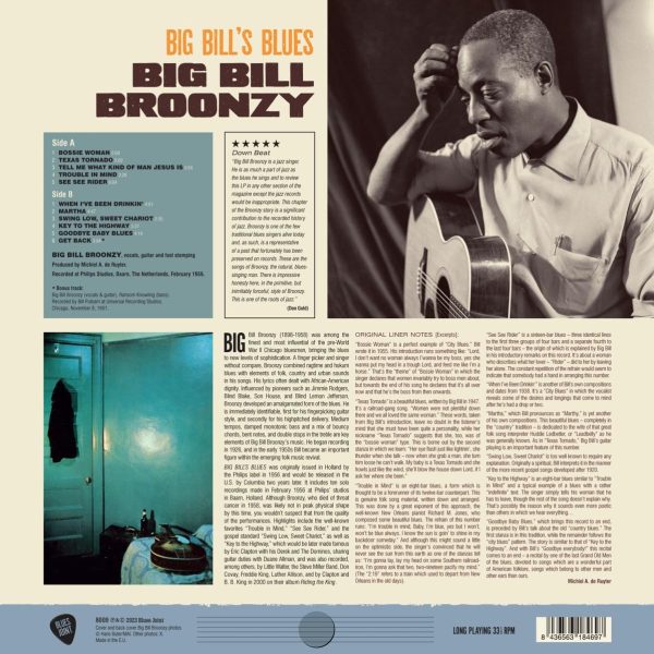 BIG BILL BROONZY – BIG BILL’S BLUES LP