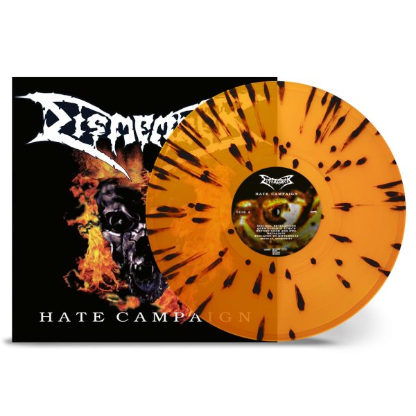 DISMEMBER – HATE CAMPAIGN transparent orange vinyl LP