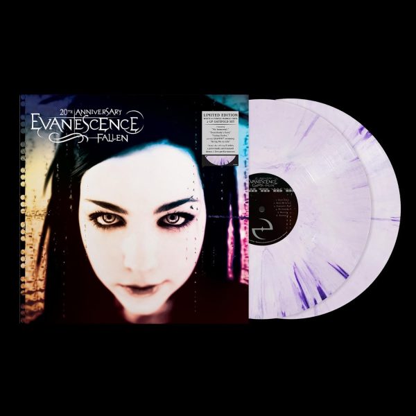 EVANESCENCE – FALLEN 20th Anniversary Edition white & purple vinyl LP2