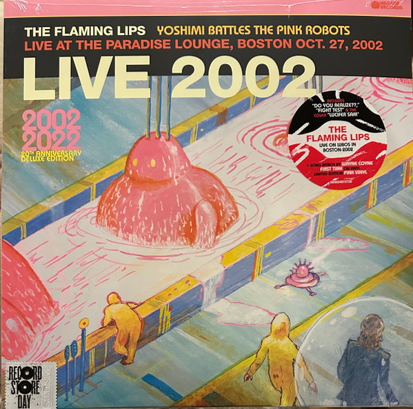 FLAMING LIPS – LIVE AT THE PARADISE LOUNGE 2002 pink  RSD BLACK FRIDAY 2023 LP