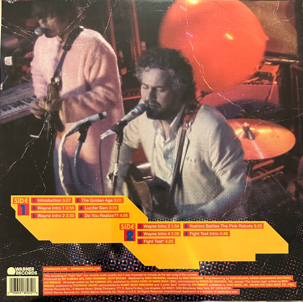 FLAMING LIPS – LIVE AT THE PARADISE LOUNGE 2002 pink  RSD BLACK FRIDAY 2023 LP