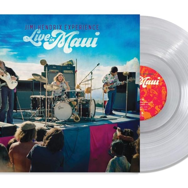 HENDRIX JIMI – LIVE IN MAUI clear colored vinyl  LP