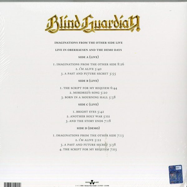 BLIND GUARDIAN – IMAGINATIONS FROM THE OTHER SIDE 25th   LP2