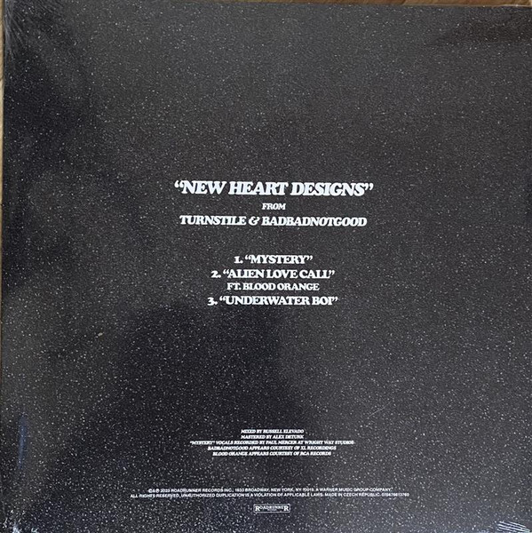 TURNSTILE/BADBADNOTGOOD – NEW HEART DESIGN black/white cloud vinyl RSD 2023 12EP