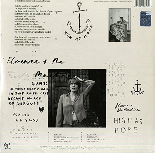 FLORENCE + THE MACHINE – HIGH AS HOPE LP