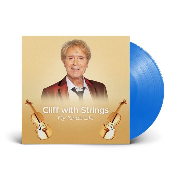 RICHARD CLIFF –  CLIFF  WITH STRINGS MY KINDA LIFE ltd blue vinyl LP