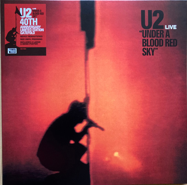 U2 – UNDER BLOOD RED SKY 40 anniversary ltd gatefold red vinyl LP