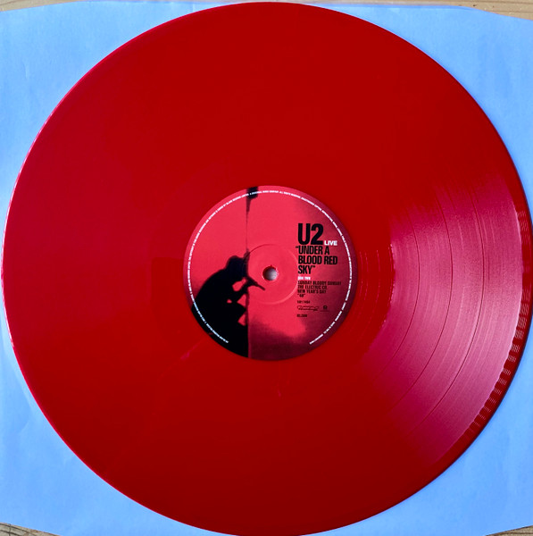 U2 – UNDER BLOOD RED SKY 40 anniversary ltd gatefold red vinyl LP