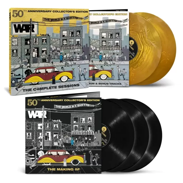 WAR – WORLD IS A GHETTO 50 anniversary collectr’s edition gold vinyl LP5