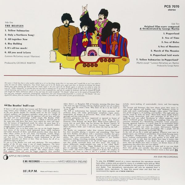 BEATLES – YELLOW SUBMARINE (remastered) LP