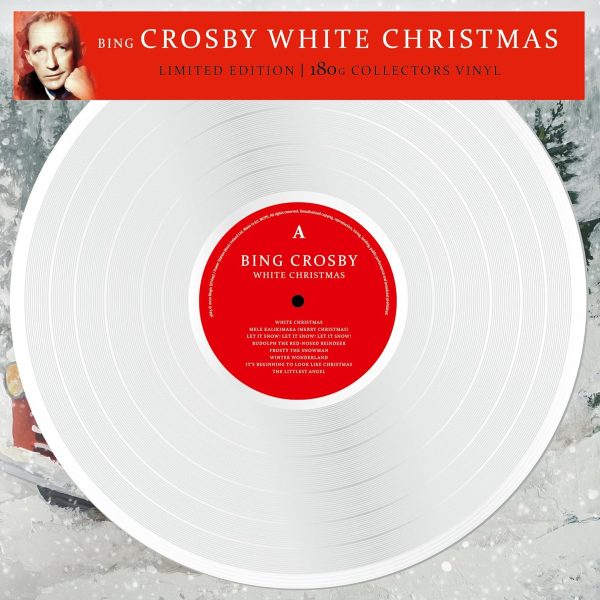 CROSBY BING – WHITE CHRISTMAS white vinyl LP