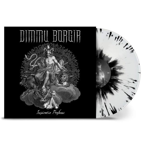 DIMMU BORGIR – INSIRATIO PROFANUS white black splatter vinyl LP