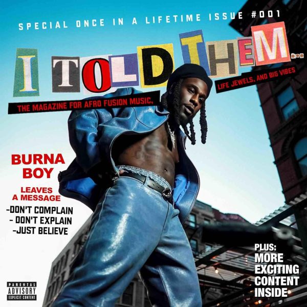 BURNA BOY – I TOLD THEM ltd vinyl LP