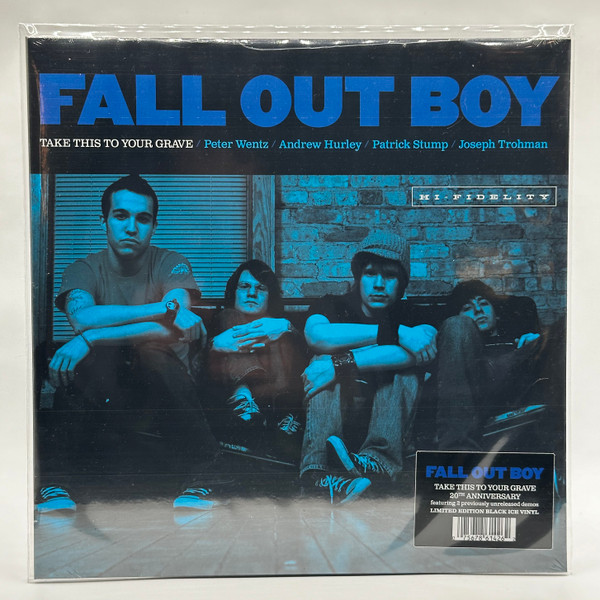 FALL OUT BOY – TAKE THIS TO YOUR GRAVE black ice vinyl LP