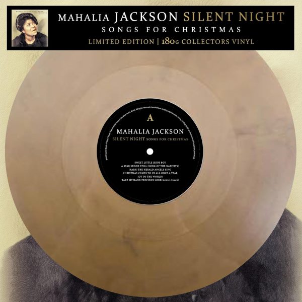 JACKSON MAHALIA – SILENT NIGHT marble vinyl LP