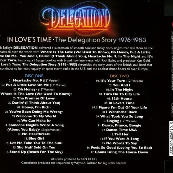 DELEGATION – IN LOVE’S TIME CD2