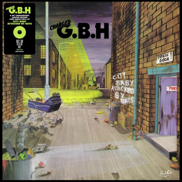 G.B.H. – CITY BABY lime green vinyl LP