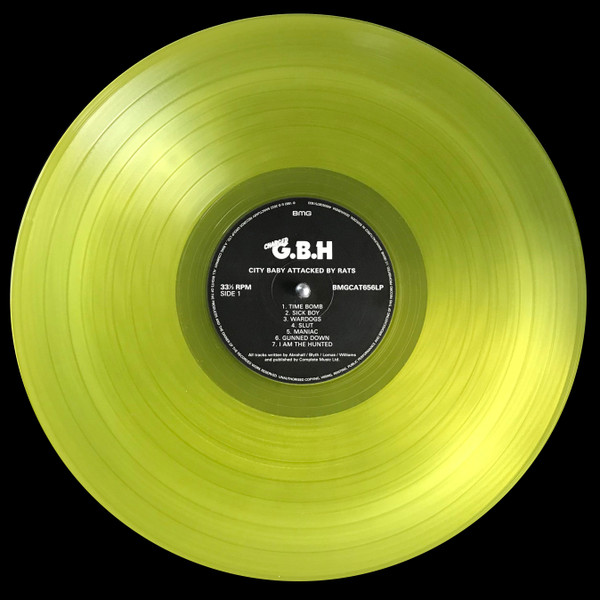 G.B.H. – CITY BABY lime green vinyl LP