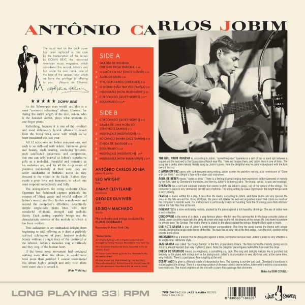 JOBIM ANTONIO CARLOS – GIRL FROM IPANEMA LP