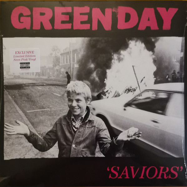 GREEN DAY – SAVIORS neon pink vinyl LP