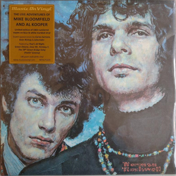 BLOOMFIELD MIKE & AL KOOPER – LIVE ADVENTURES ltd blue & white marbled vinyl LP2