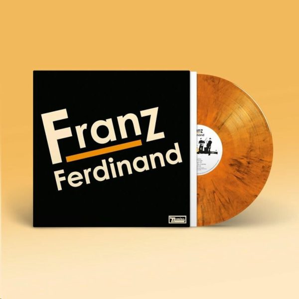 FRANZ FEZDINAND – FRANZ FERDINAND 20th anniversary black/orange swirl vinyl LP