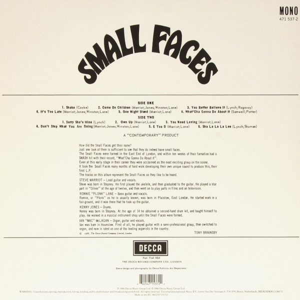 SMALL FACES – SMALL FACES…LP