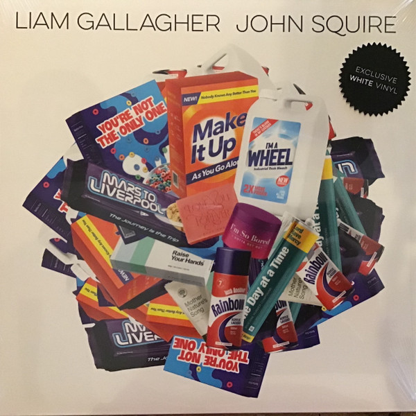 GALLAGHER LIAM/JOHN SQUIRE – LIAM GALLAGHER/JOHN SQUIRE white vinyl LP