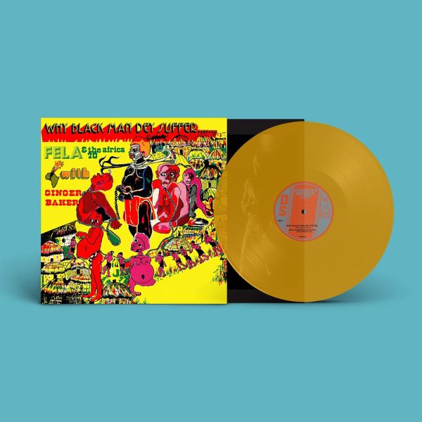 KUTI FELA – WHY BLACK MAN THEY SUFFER transparent yellow vinyl LP