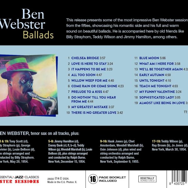 WEBSTER BEN – BALLADS CD