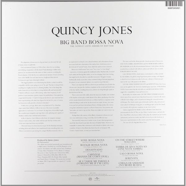 JONES QUINCY – BOSSA NOVA LP