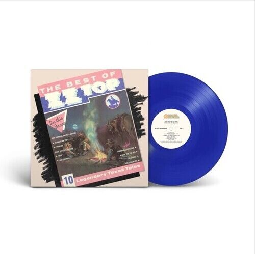 ZZ TOP – BEST OF blue jean blue vinyl LP