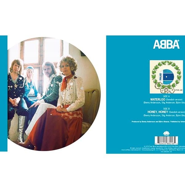 ABBA – WATERLOO / HONEY, HONEY 50 anniversary 07″Singl