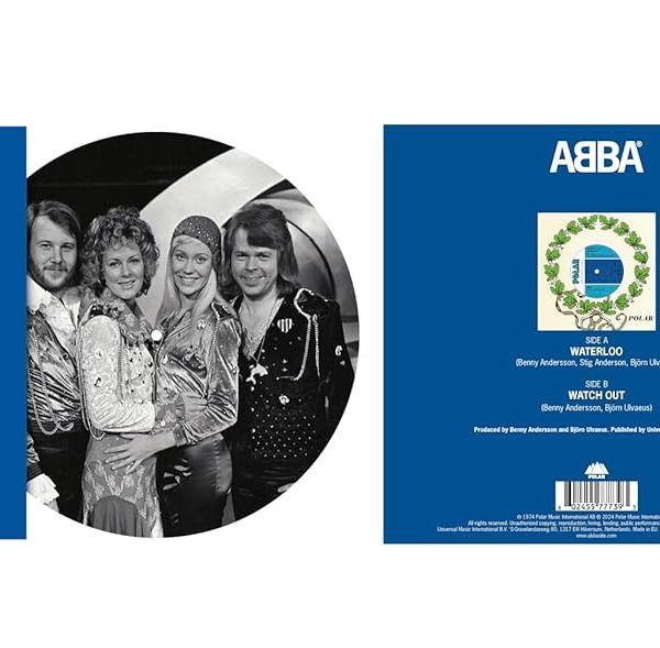 ABBA – WATERLOO / WATCH OUT 50 anniversary  07″Singl