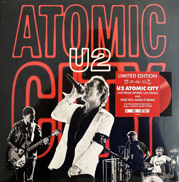 U2 – ATOMIC CITY RSD 2024 ltd coloured vinyl 10″S