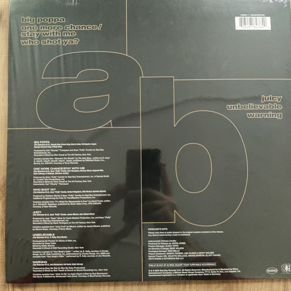 NOTORIOUS B.I.G. – READY TO DIE: Instrumental RSD 2024 LP
