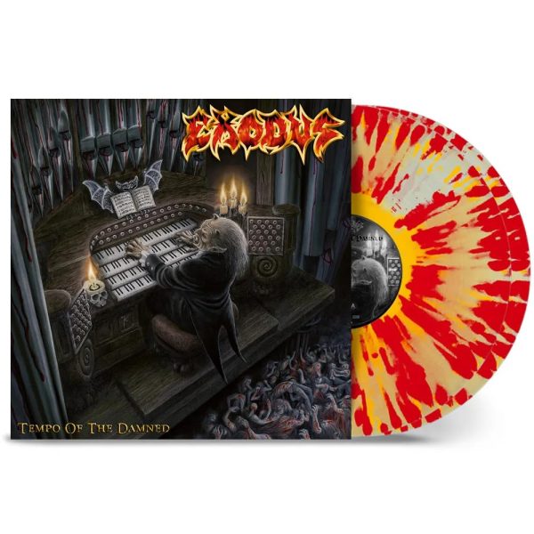 EXODUS – TEMPO OF DAMNED ltd yellow & red splatter vinyl LP2