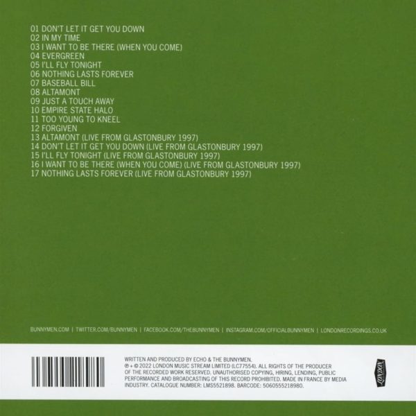 ECHO & BUNNYMEN – EVERGREEN CD