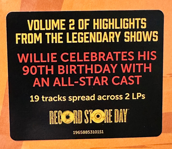 NELSON WILLIE – LONG STORY SHORT LIVE AT THE HOLLYWOOD BOWL VOL. II RSD 2024 LP2