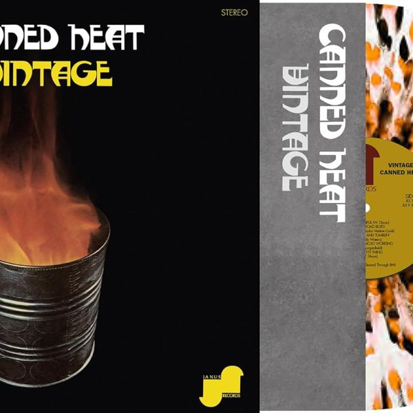 CANNED HEAT – VINTAGE red & black splatter vinyl LP