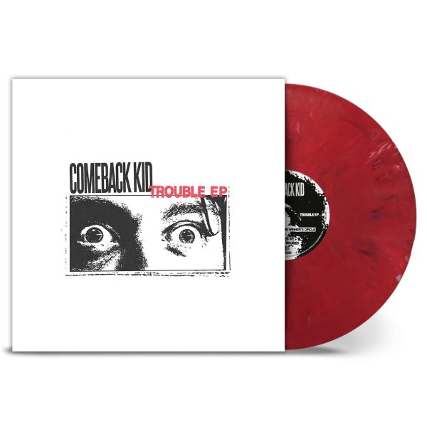 COMEBACK KID – TROUBLE EP  white/red//black marbled vinyl LP